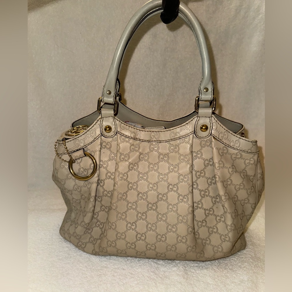 Gucci Beige Guccissima Leather Medium Sukey Tote bag. - Picture 1 of 11